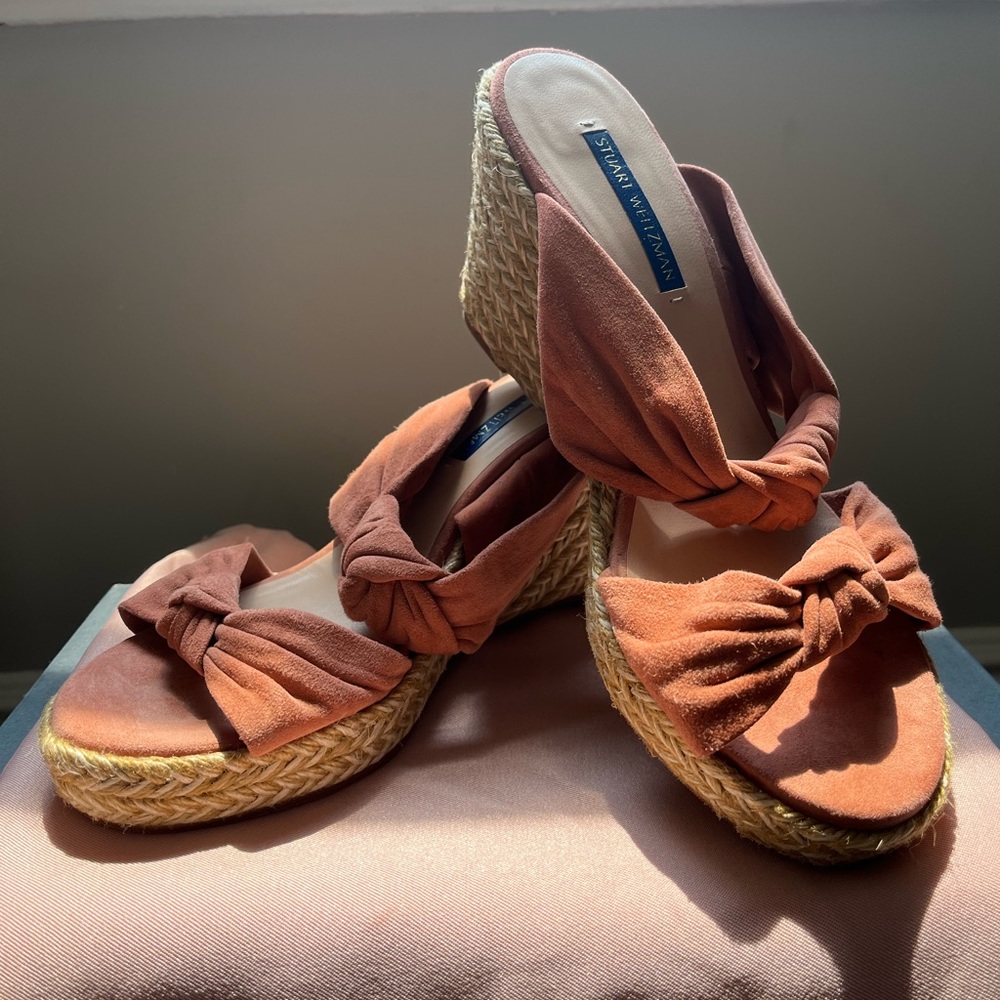 Stuart Weitzman Sarina Knotted Wedge